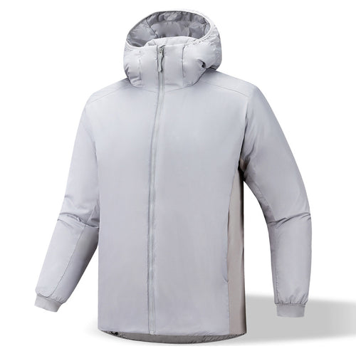 Herren isolierende Übergangsjacke mit anpassbarer Kapuze und elastischen Ärmelbündchen Echoarchiv