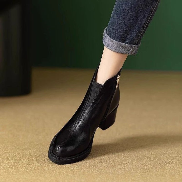 Damen Elegante und bequeme Stiefeletten mit Reißverschluss – Varelle