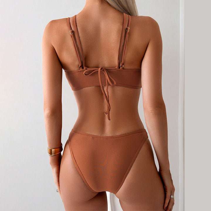 Damen Bikini-Set mit raffiniertem Cut-Out-Design und verstellbaren Trägern Echo Archiv