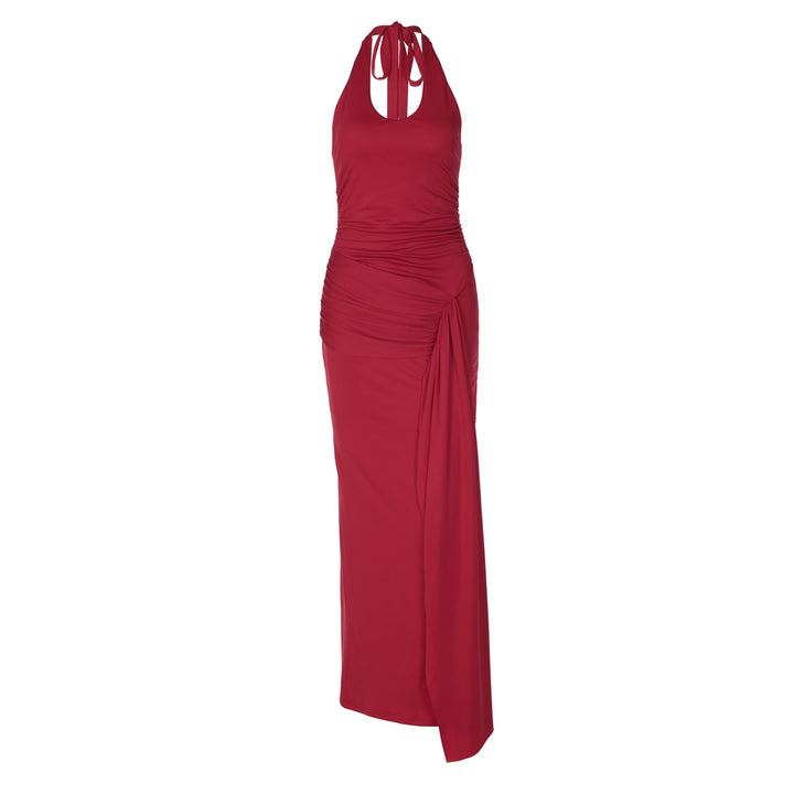 Damen Raffiniertes Wickel-Maxikleid Echo Archiv