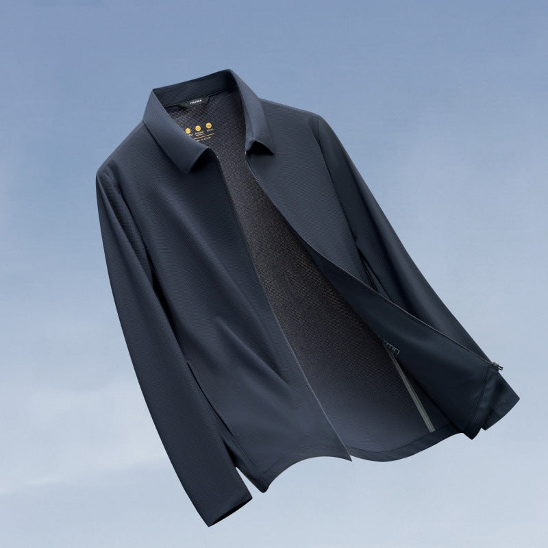 Herren leichte Übergangsjacke im minimalistischen Design Echoarchiv