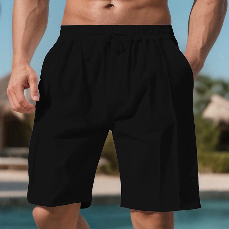 Herren praktische Sport-Shorts mit elastischem Bund und verstellbarem Kordelzug Echoarchiv
