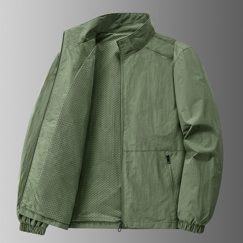Herren Leichte Windjacke mit atmungsaktiver Mesh-Innenausstattung Echo Archiv