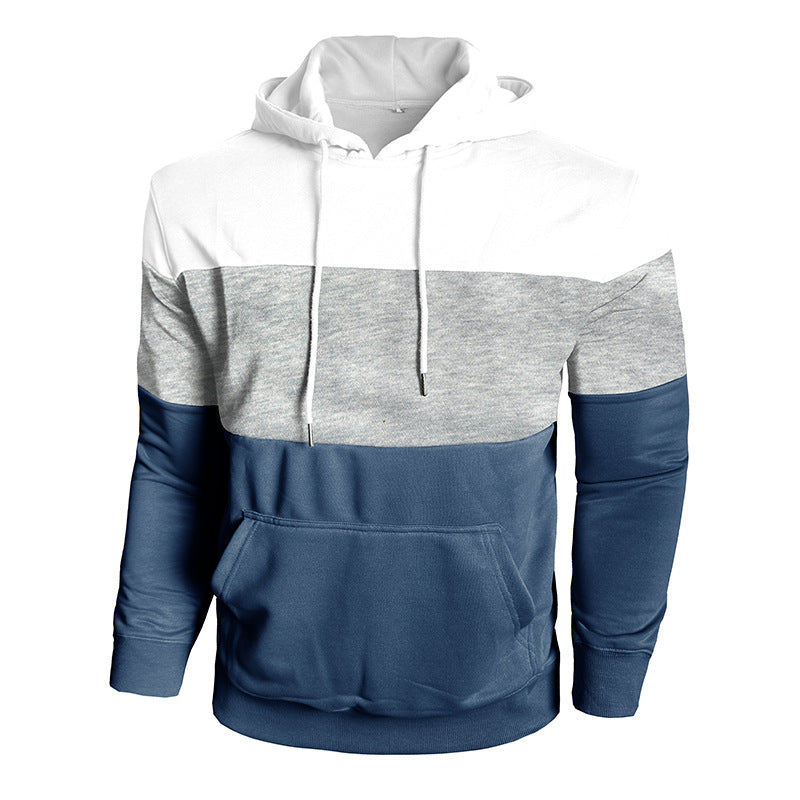 Herren Kapuzenpullover mit modischem Farbblockdesign Echoarchiv
