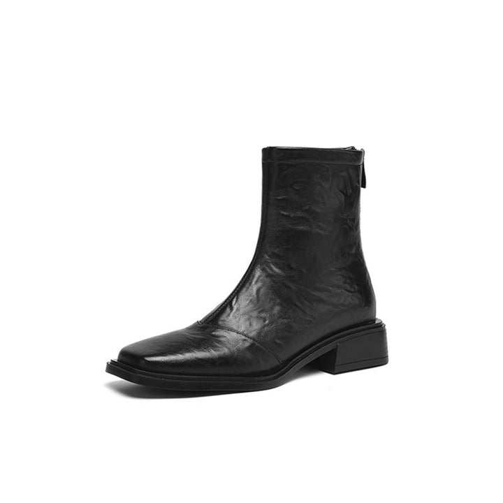 Damen Modische Stiefeletten mit Reißverschluss Echo Archiv