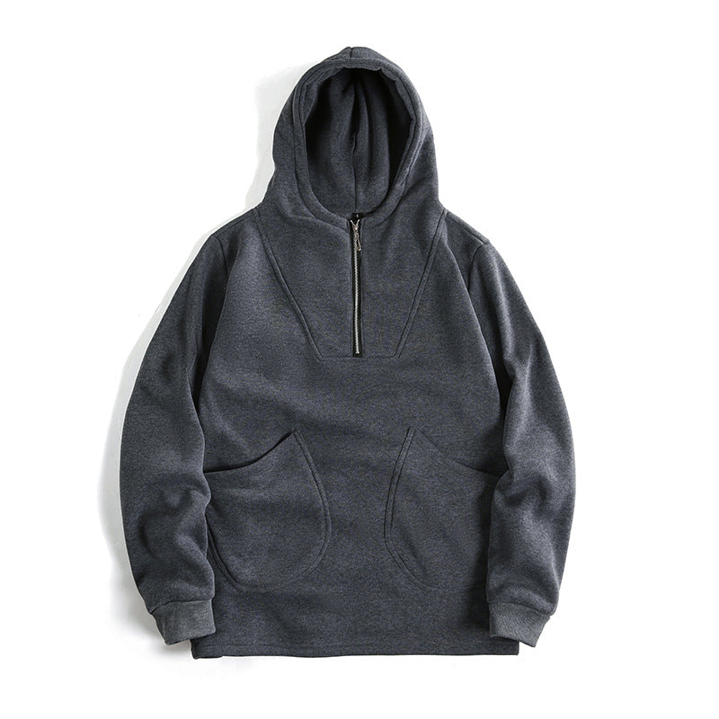 Herren Kapuzenpullover mit innovativem Reißverschluss und komfortabler Passform Echoarchiv