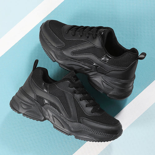 Damen nan gedämpfte Freizeit-Sneaker im Plateaustil mit gepolstertem Komfortkragen, atmungsaktivem Mesh und rutschfestem Profil Echo Archiv