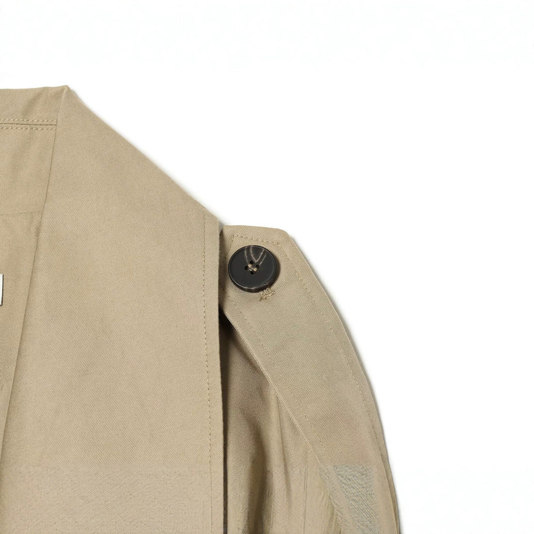 Damen Kurzjacke im Trenchstil mit Boxy-Schnitt, Doppelreihe und Schulterklappen Echo Archiv