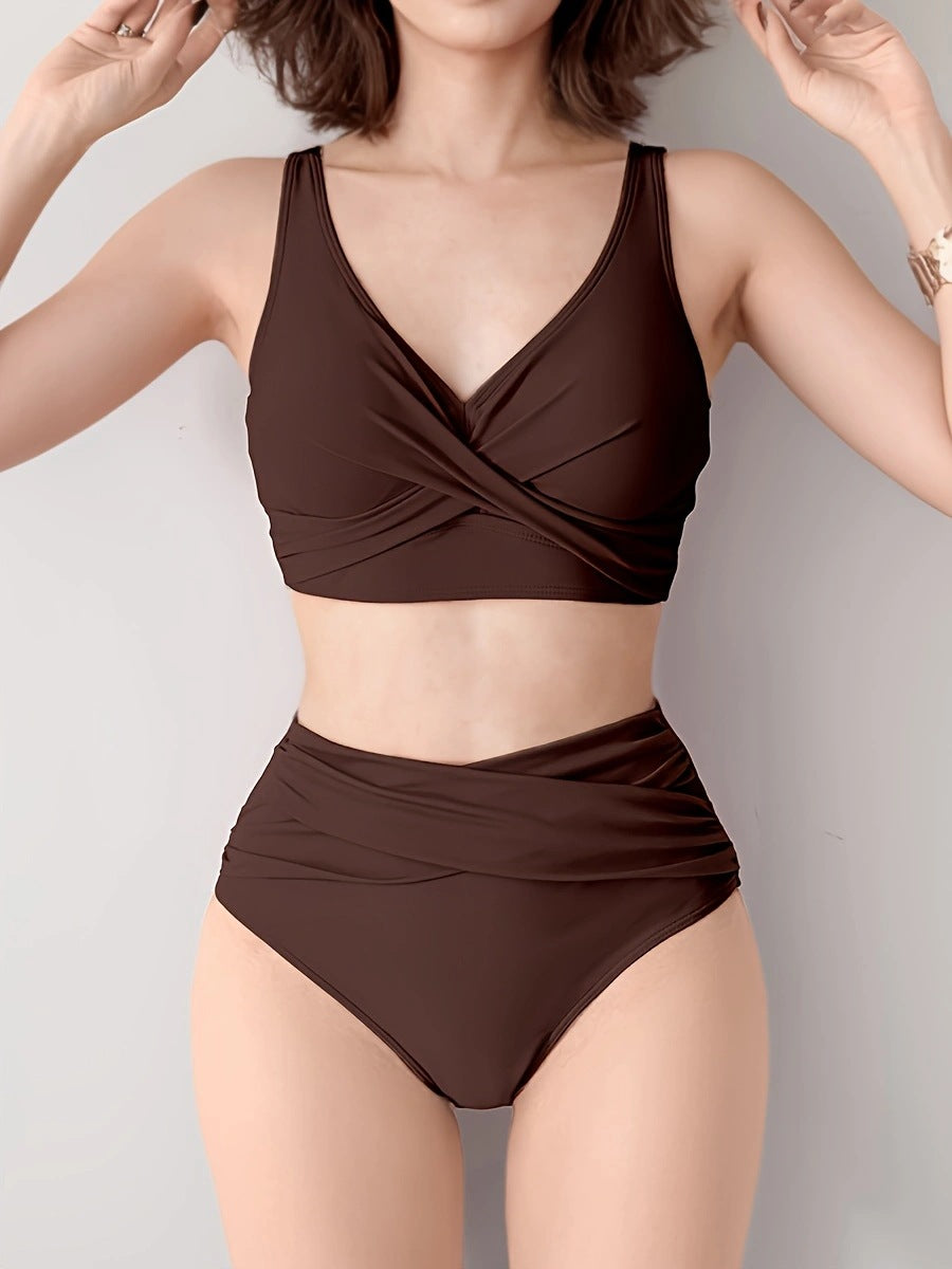 Damen Hochwertiges Wickel-Bikini-Set Echo Archiv