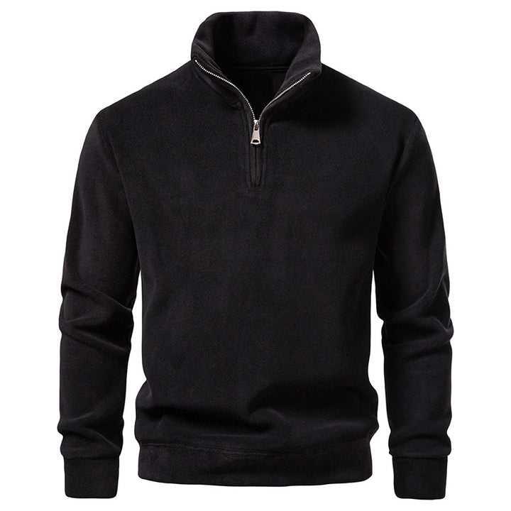Herren Fleece-Halbzip-Pullover mit Stehkragen und weichem Mikrofleece Echo Archiv