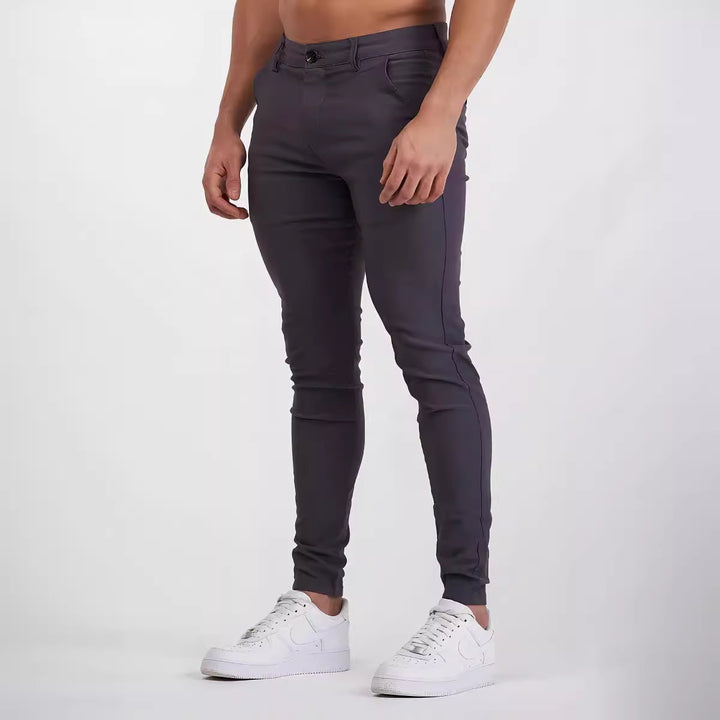 Herren modische Stretchpants mit schlanker Passform und praktischen Taschen Echoarchiv