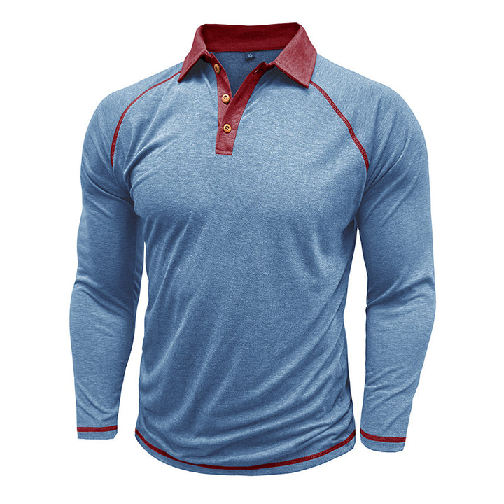 Herren Langarm Polo-Shirt Echoarchiv