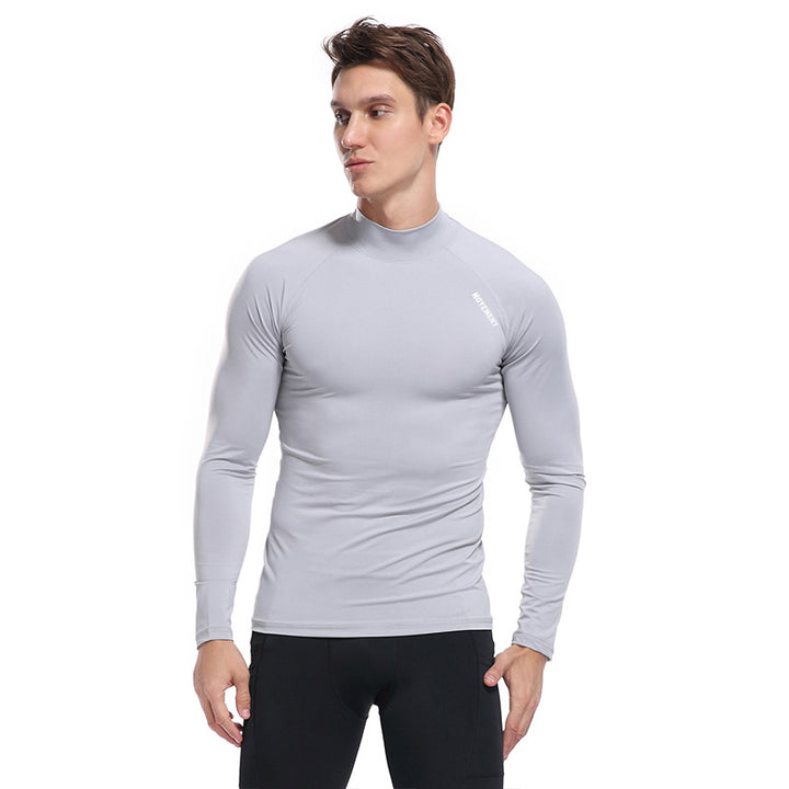 Herren Funktionales Langarmshirt mit hohem Kragen Echoarchiv