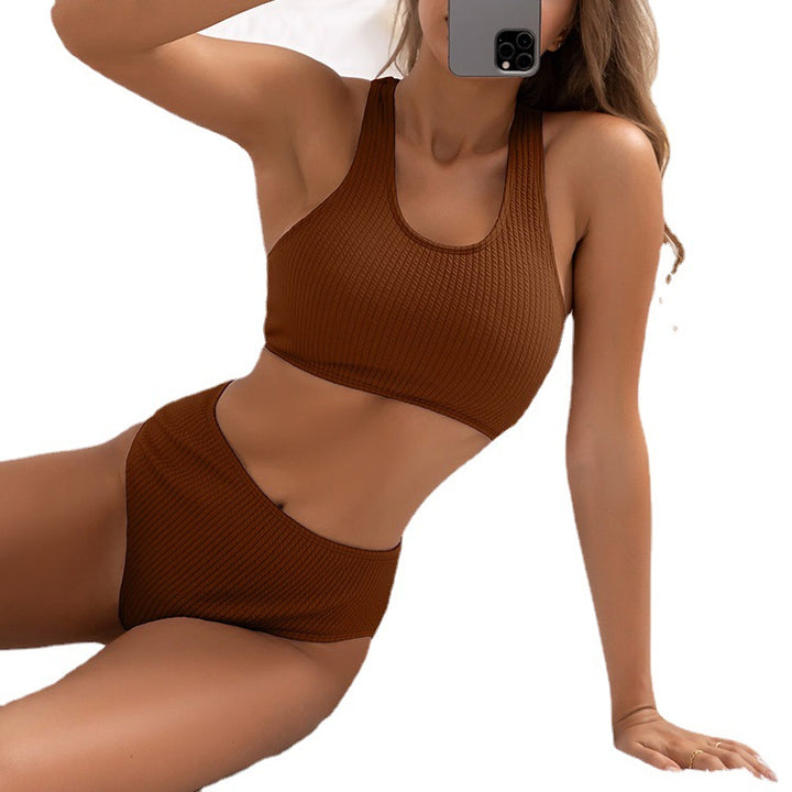 Damen Sport-Bikini Set mit hohem Bund und Racerback Echo Archiv
