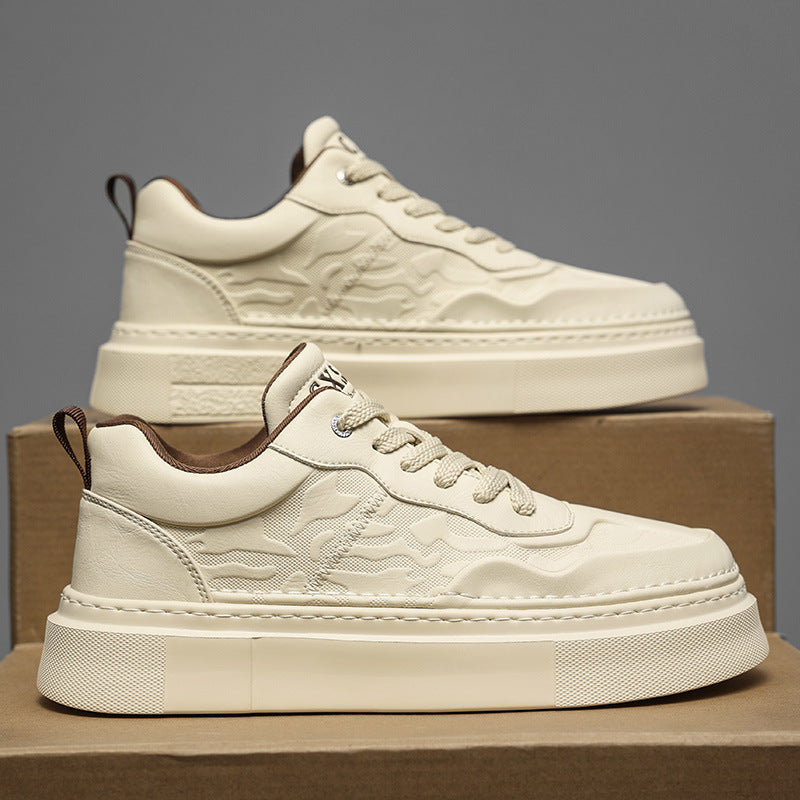 Unisex Plateausneaker mit geprägtem Obermaterial und extrahoher Platformsohle Echoarchiv
