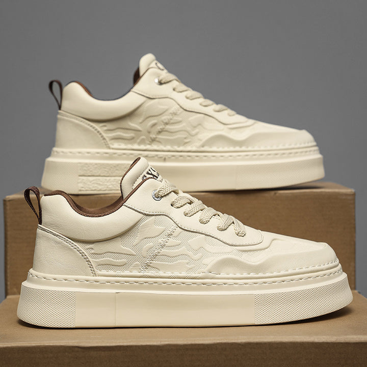 Unisex Plateausneaker mit geprägtem Obermaterial und extrahoher Platformsohle Echoarchiv