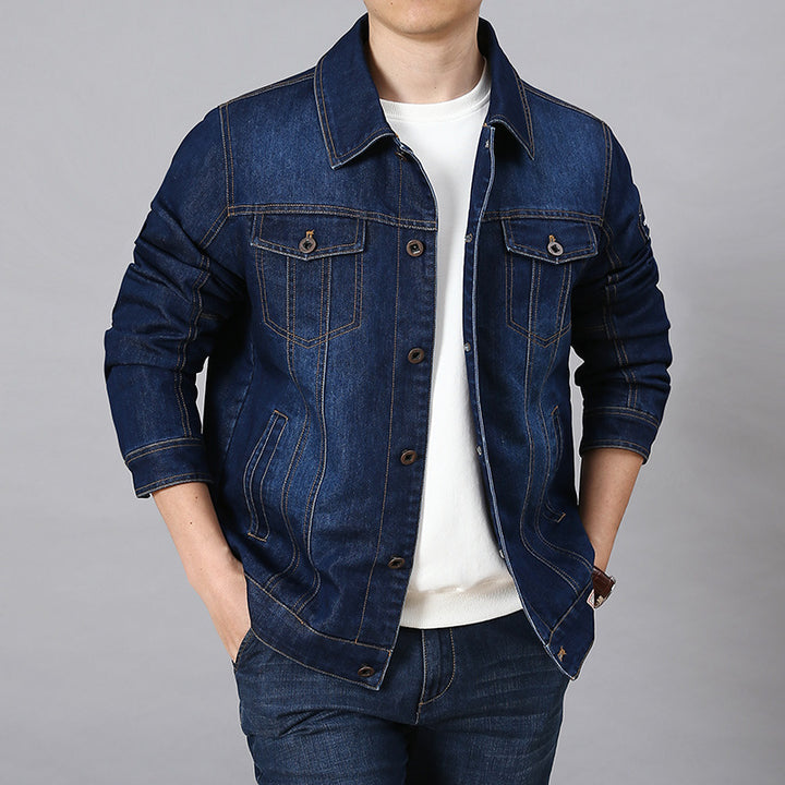 Herren Klassische Jeansjacke Echo Archiv
