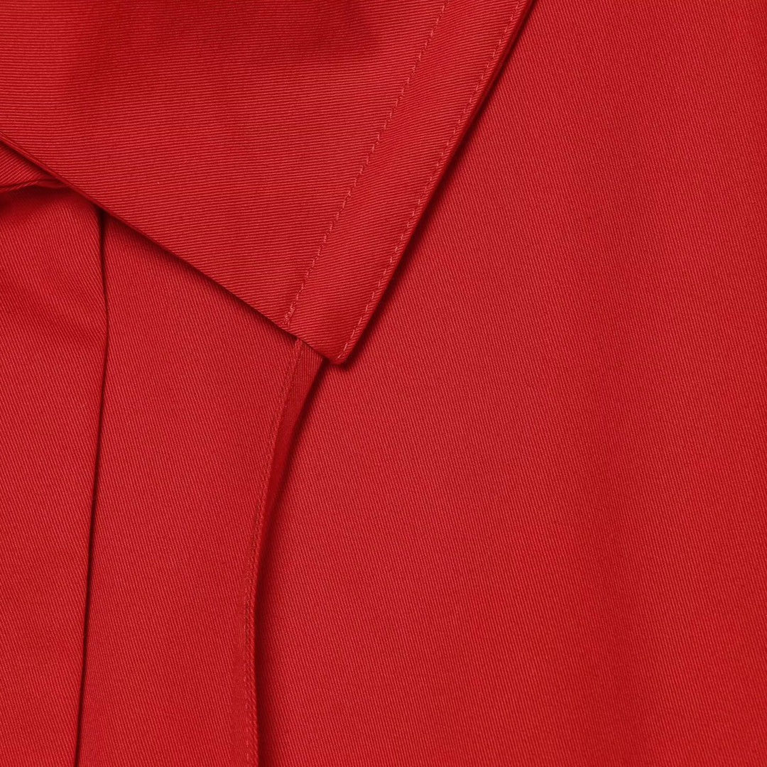 Damen Cropped Trenchjacke mit Taillenbindegürtel und kastiger Silhouette Echoarchiv