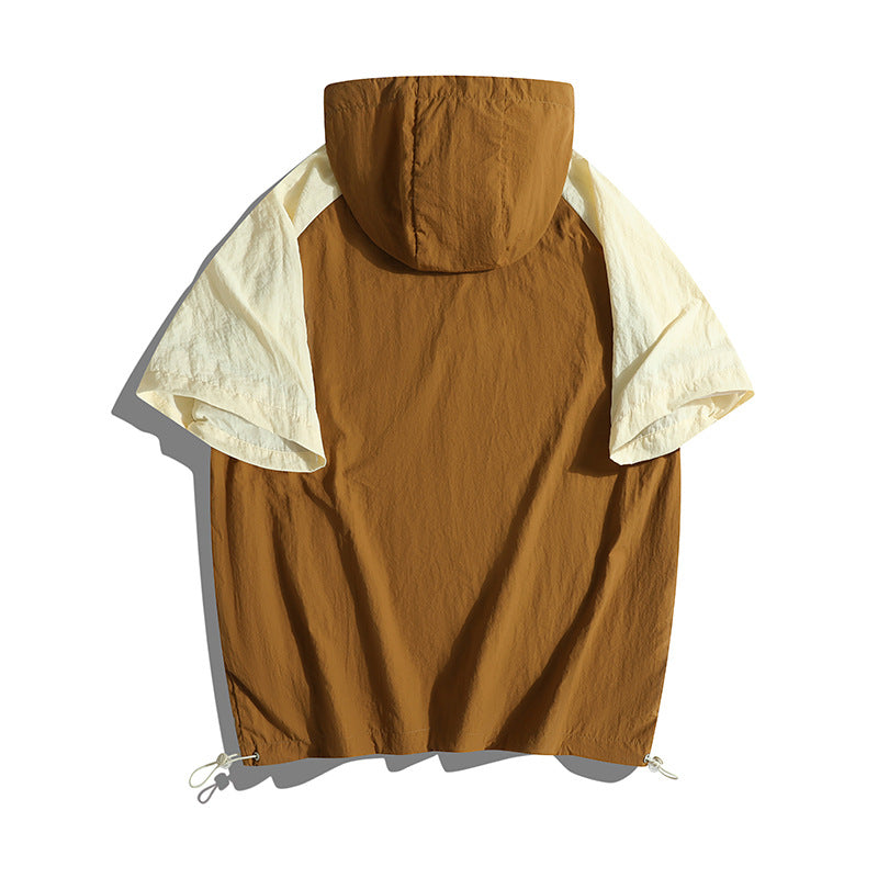 Herren Leichte Windbreaker-Jacke Echo Archiv