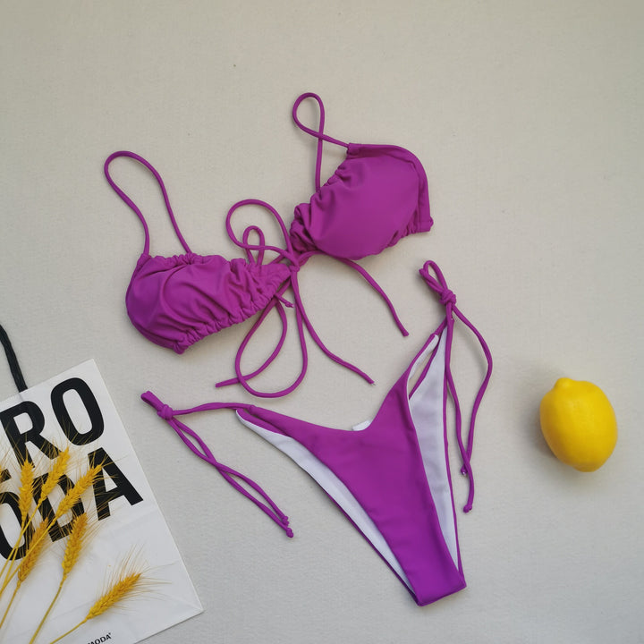 Damen Triangel-Bikini mit regulierbaren Bindebändern Echo Archiv