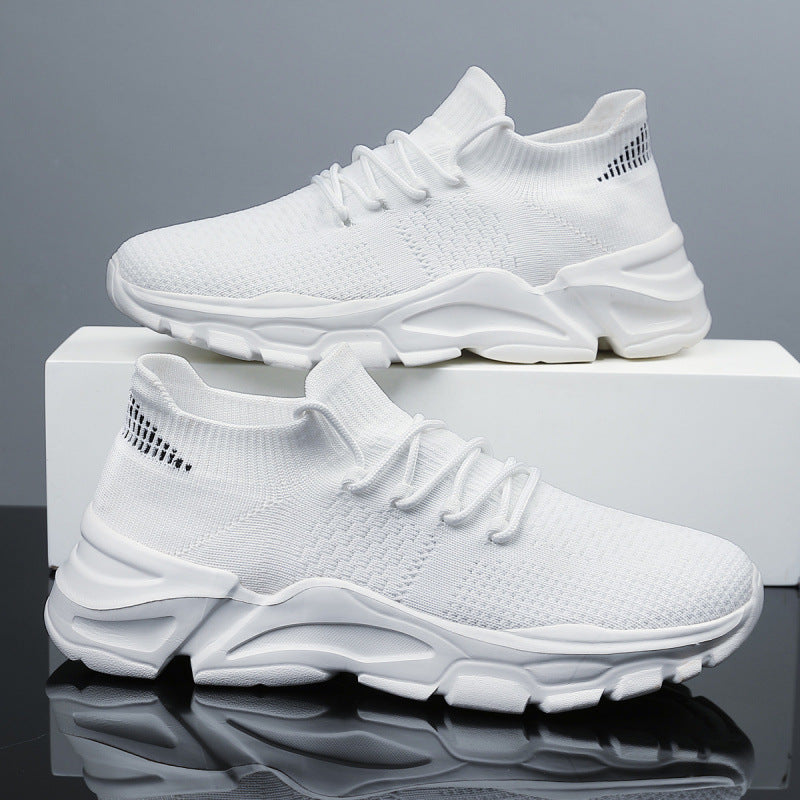 Unisex Strick-Sockensneaker mit atmungsaktiver Maschenoberfläche und markanter Plateau-Laufsohle – Norré