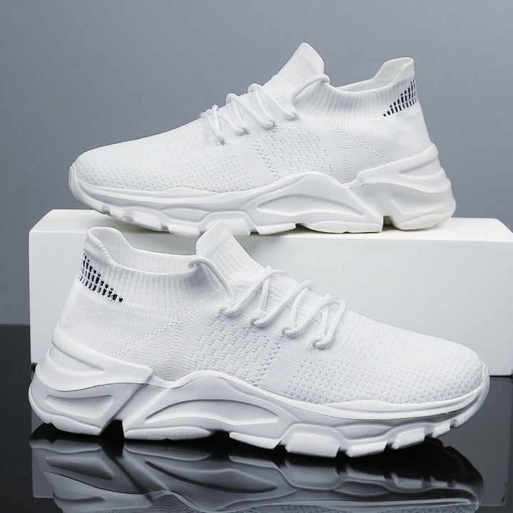 Unisex Strick-Sockensneaker mit atmungsaktiver Maschenoberfläche und markanter Plateau-Laufsohle – Norré