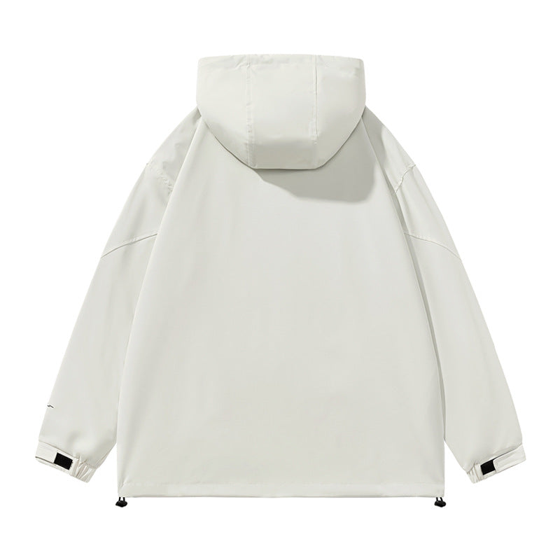 Herren Praktische Wetterjacke mit verstellbarem Kapuzen-design Echoarchiv