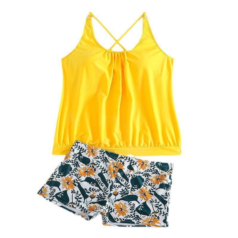 Damen Tankini mit floralem Shorts-Design Echo Archiv