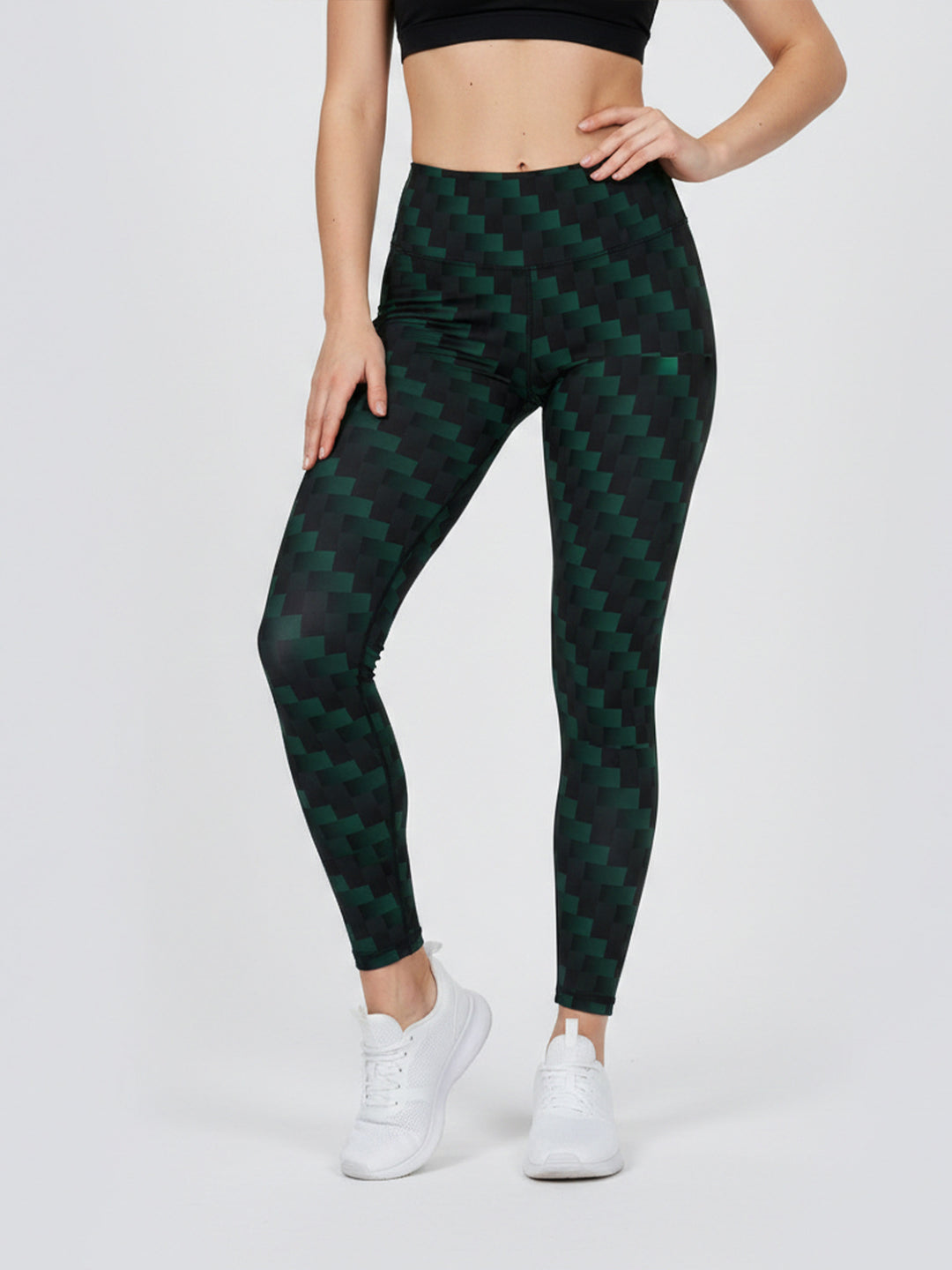 Damen Sportlegging mit stilvollem grafischen Design Echo Archiv