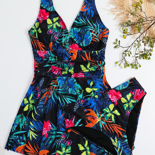 Damen Schwimmanzug mit elegantem Wickeldesign Echo Archiv