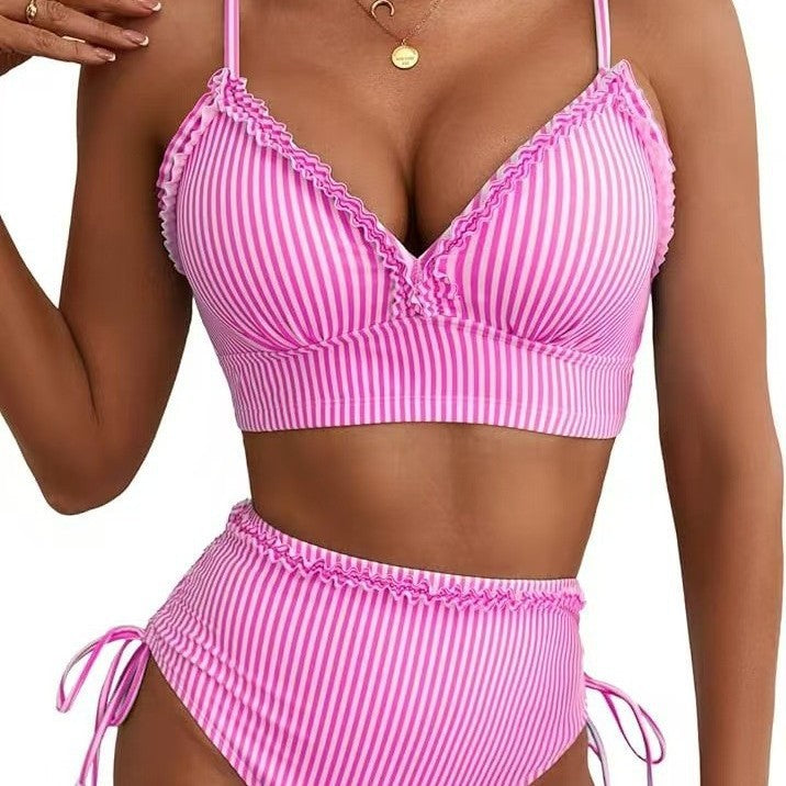 Damen Triangel-Bikini mit Rüschendetails Echo Archiv