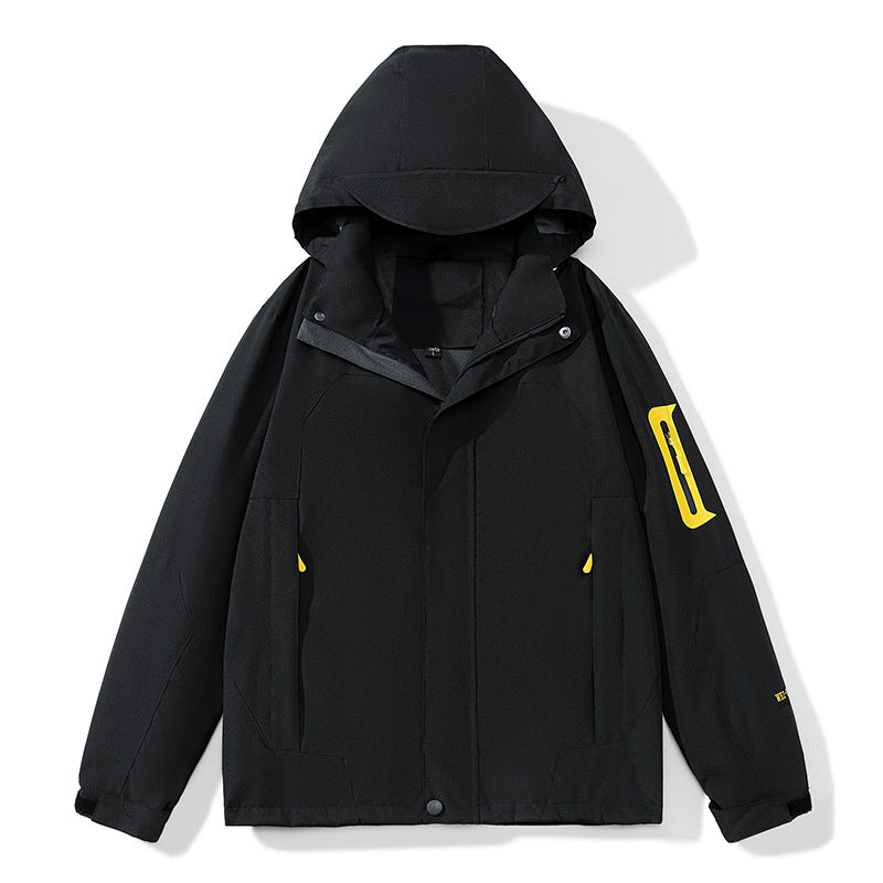Herren Wetterfeste technische Outdoor-Jacke Echo Archiv