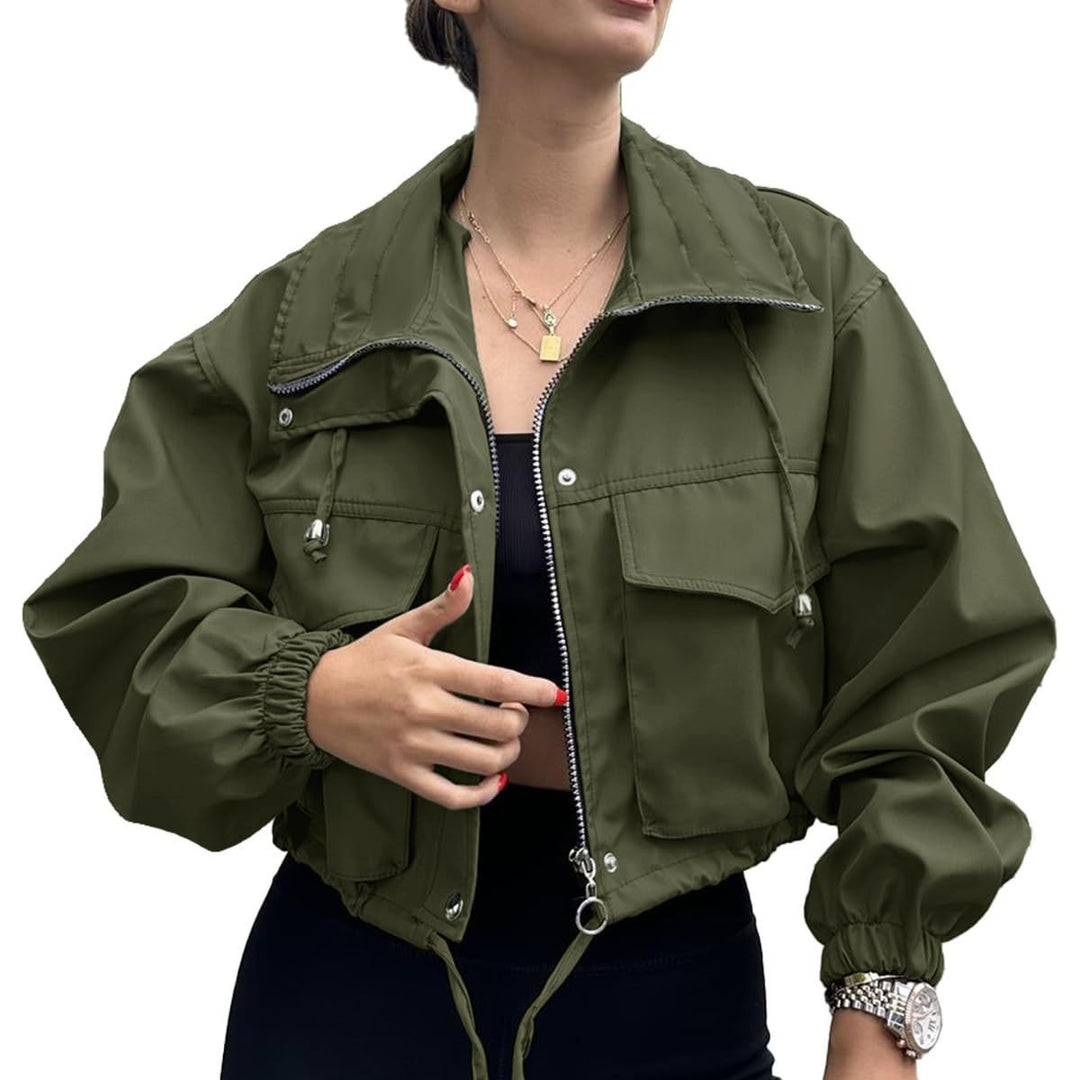 Damen Modische und sportliche Kurzjacke – Célinea