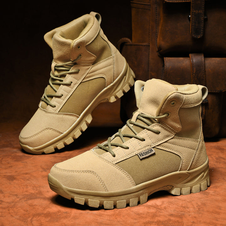 Damen Modische knöchelhohe Einsatz‑Stiefelette im Tactical‑Look mit griffiger Leichtprofilsohle Echo Archiv