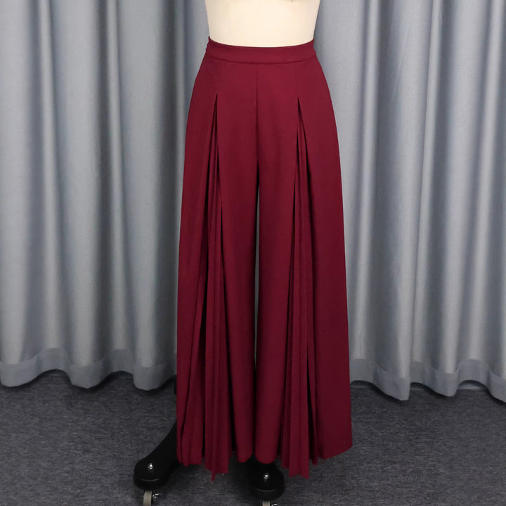 Damen Plisseehose mit hohem Bund und elegantem Faltenwurf Echo Archiv