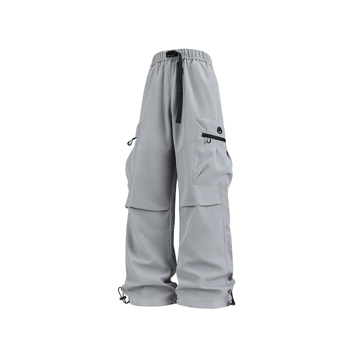 Herren Weite technische Cargo-Hose mit Multifachtaschen, Tunnelzug und verstellbaren Beinabschlüssen Echo Archiv