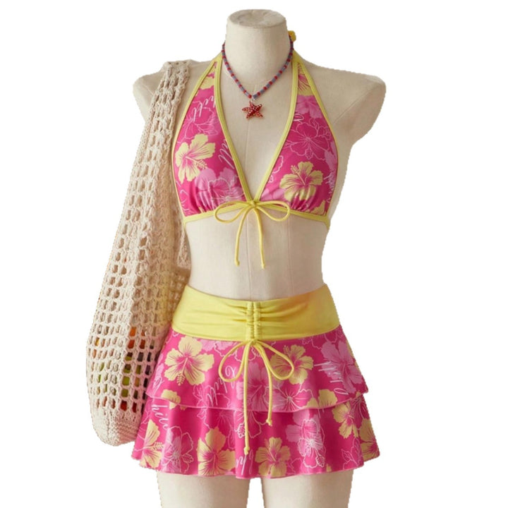 Damen Bikini-Set mit Rock Echo Archiv