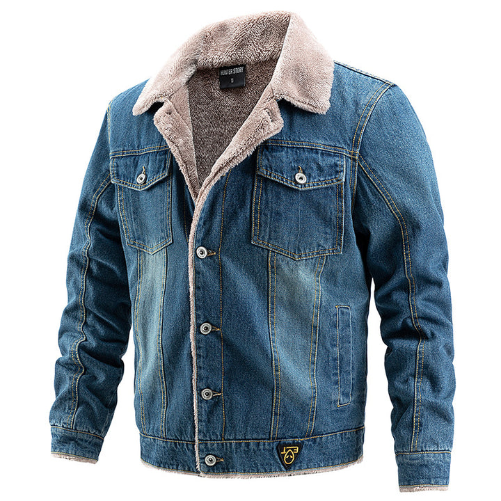 Herren Denimjacke mit Teddyfutter Echo Archiv