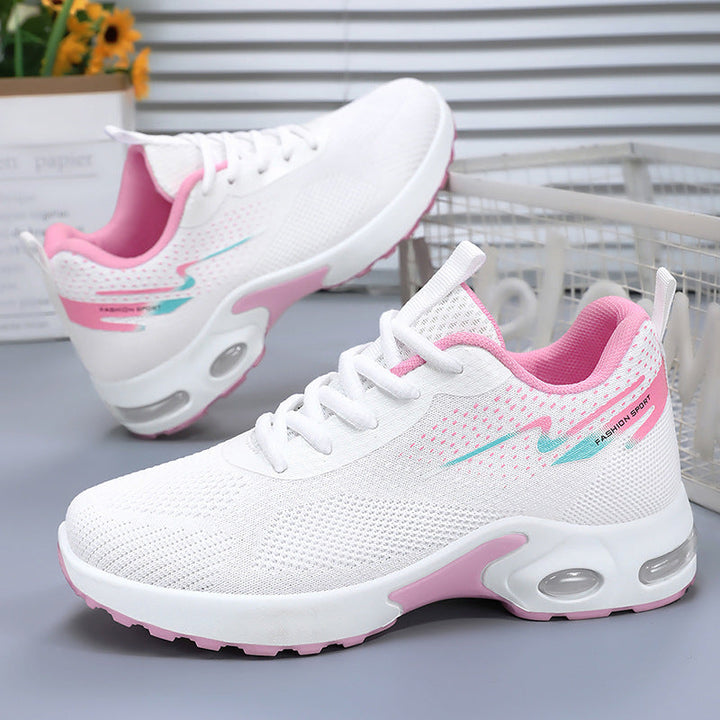 Damen Sportliche Luftpolster Sneakers mit atmungsaktivem Mesh-Obermaterial Echo Archiv