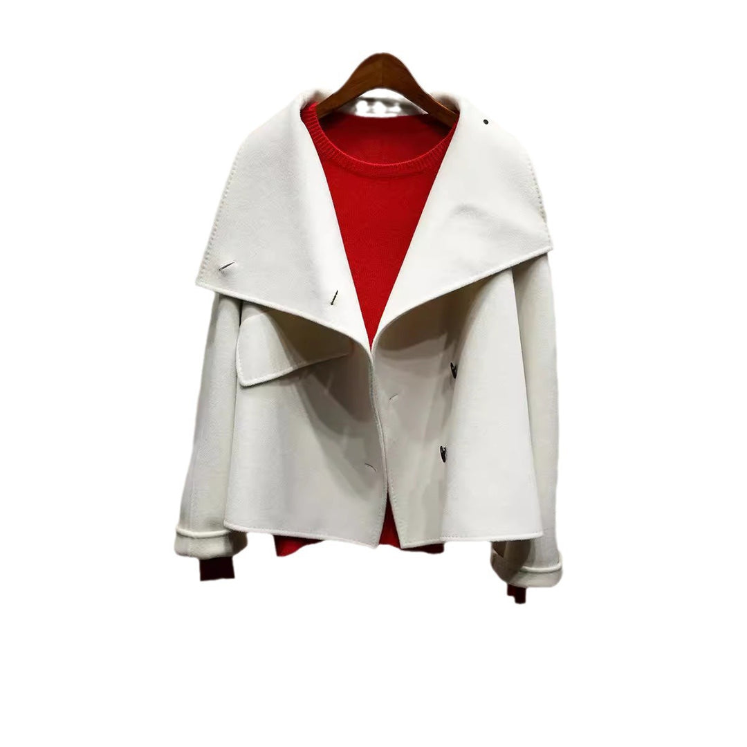 Damen elegante Übergangsjacke mit hohem Kragen Echoarchiv