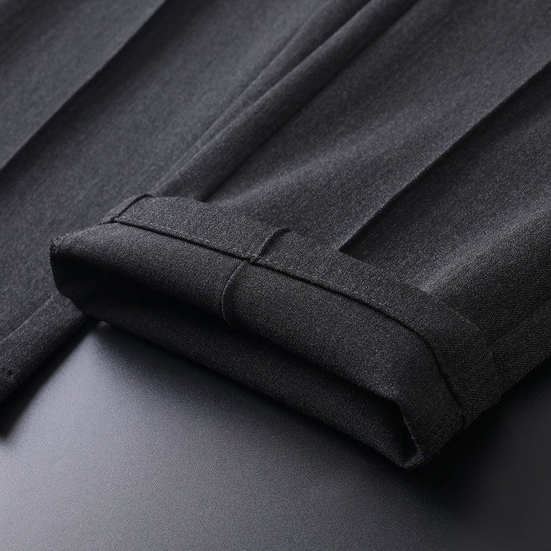 Herren elegante Anzughose mit schmalem Schnitt und seitlichen Taschen Echoarchiv