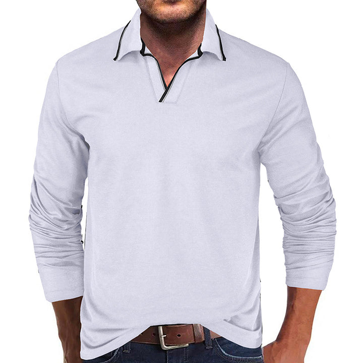 Herren Langarm Poloshirt Echoarchiv