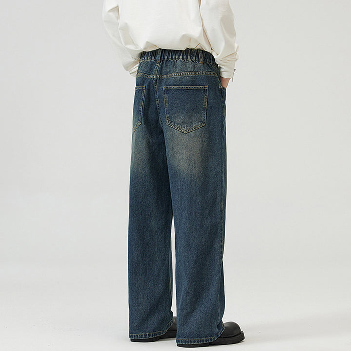 Herren Weite Baggy-Jeans im Vintage-Look mit Five-Pocket-Schnitt Echo Archiv