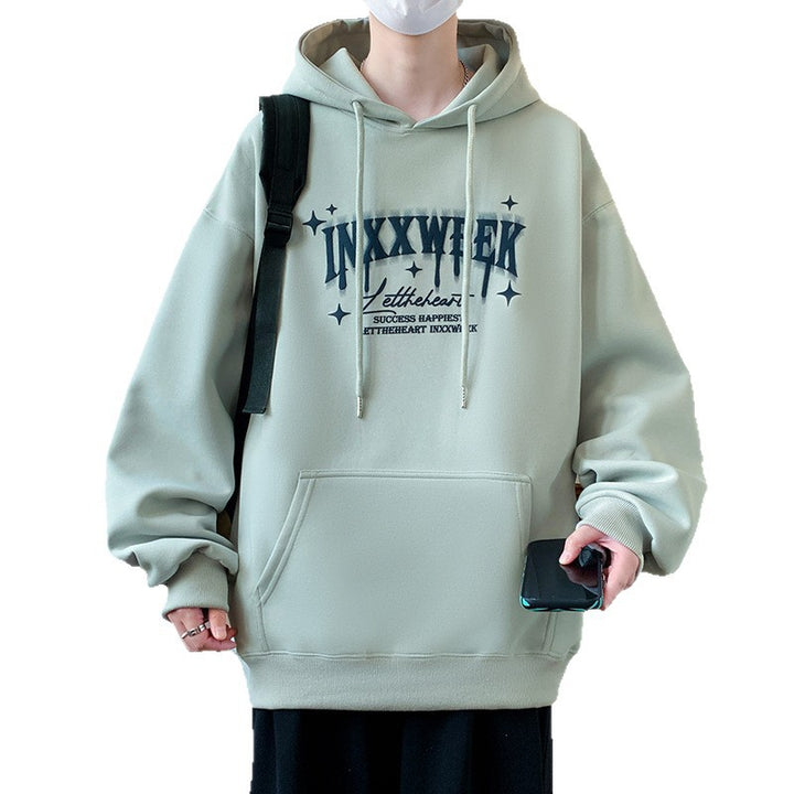 Unisex Bequemer Kapuzenpullover mit modernem Grafikdruck Echoarchiv