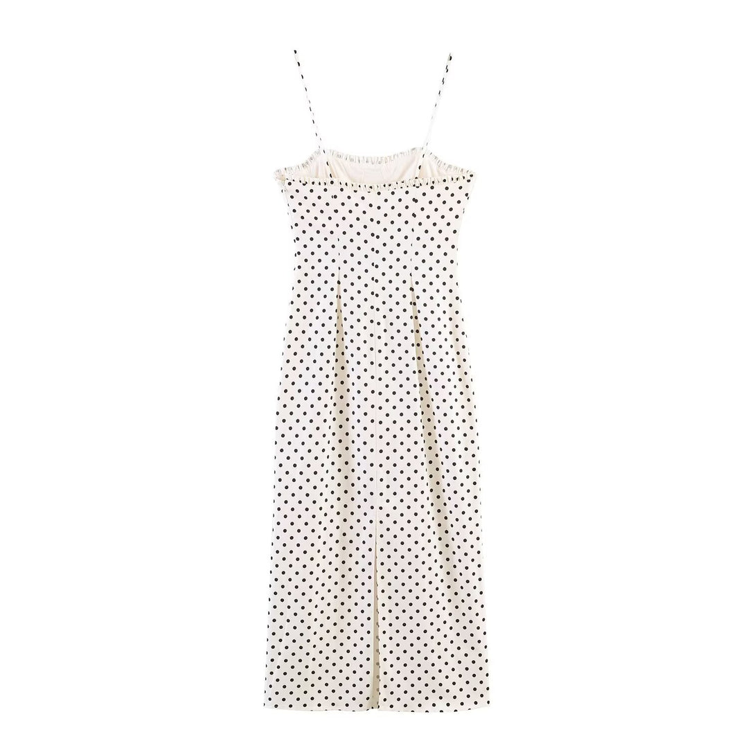 Damen Maxikleid mit Polka-Dots Echo Archiv