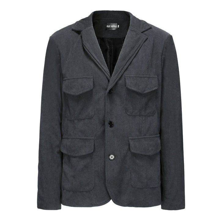 Herren modischer Cordblazer mit aufgesetzten Taschen Echoarchiv