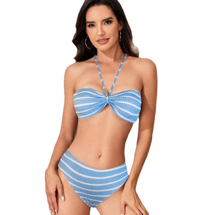 Damen Bandeau-Bikini-Set mit hohem Bund Echo Archiv
