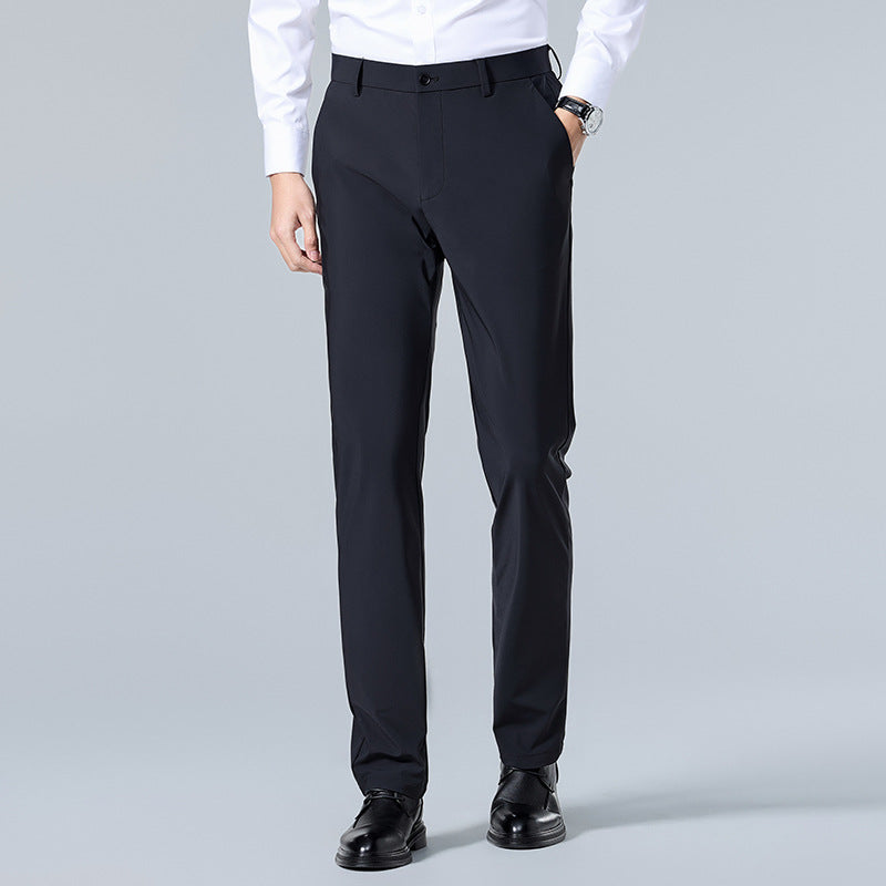 Herren elegante Slim-Fit Anzughose Echoarchiv