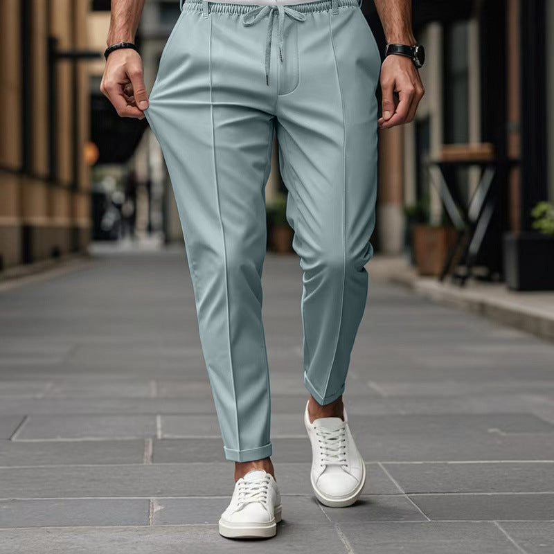 Herren modische Sporthose mit elastischem Bund und praktischen Eingrifftaschen Echoarchiv