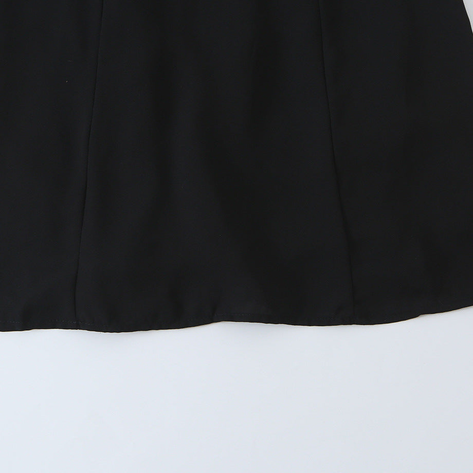 Damen A‑Linien Minikleid mit Rüschen-Quadratausschnitt, taillierter Silhouette und Bindebändern Echoarchiv